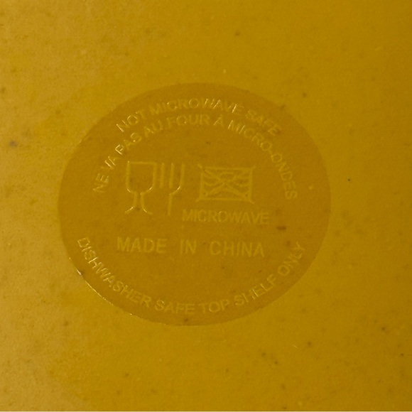 Lemon 2pc Bamboo Melamine Serve Set L 13.9 x W 10.2 Inch - Picture 4 of 11